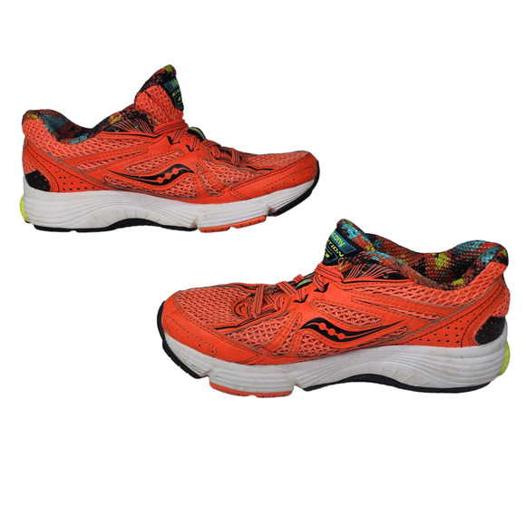 Saucony Shoes Womens 6.5 Ignition 5 Orange Yellow Neon Florescent Running Gym - Picture 2 of 12